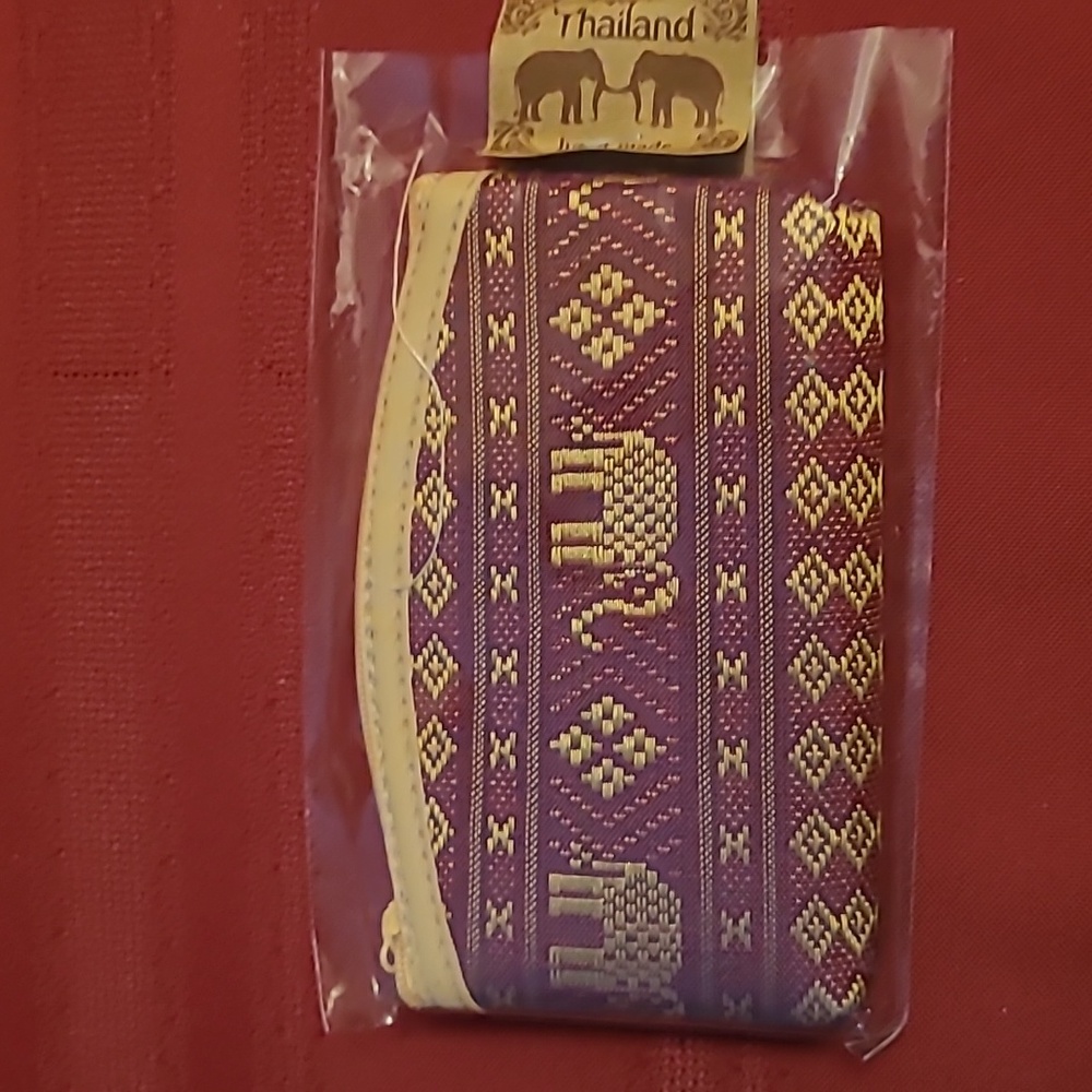 Hand made in Thailand coin purse